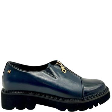 ZANNI WOMENS ZIP SHOE - NAVY