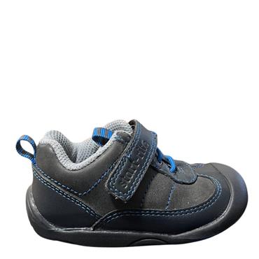STARTRITE VELCRO PREWALKER - NAVY LEATHER