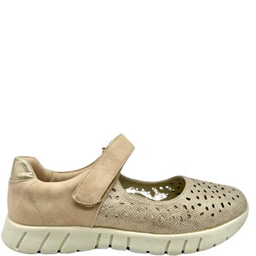 PROPET LDS VEL STRAP SHOE - NUDE