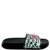 HYPE ICE LEOPARD SLIDER - BLACK
