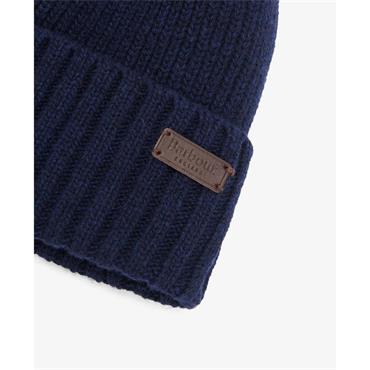 Barbour Carlton Beanie Hat Navy