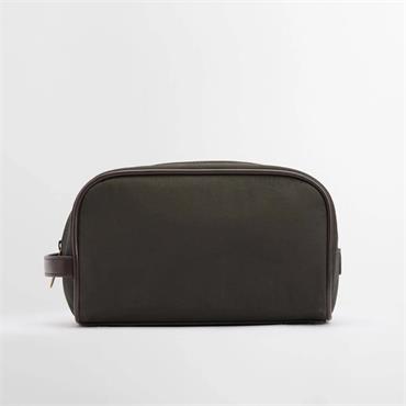 Barbour Wax Washbag Olive