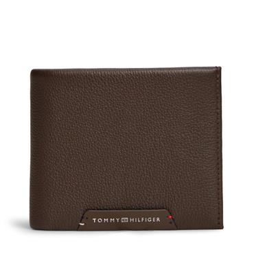 Tommy Hilfiger Corp CC & Coin Wallet Brown