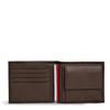 Tommy Hilfiger Corp CC & Coin Wallet Brown
