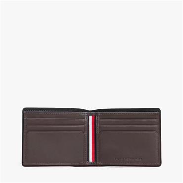 Tommy Hilfiger Corp Mini CC Wallet Coffee Bean