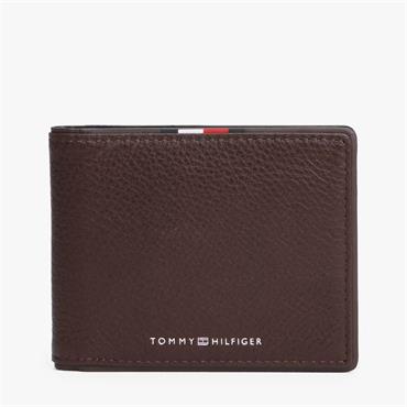 Tommy Hilfiger Corp Mini CC Wallet Coffee Bean