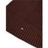 Tommy Hilfiger TH Flag Pima Cotton Beanie Walnut