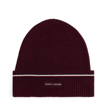 Tommy Hilfiger Tipped Beanie Burgundy