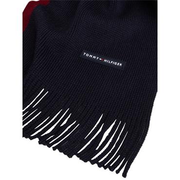 Tommy Hilfiger Tipped Rachelle Scarf Navy