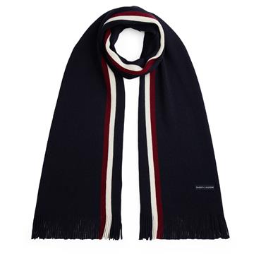 Tommy Hilfiger Tipped Rachelle Scarf Navy
