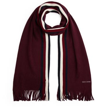 Tommy Hilfiger Tipped Rachelle Scarf Burgundy