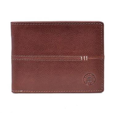 Miguel Bellido 12425 Stitch Billfold-Coin Wallet  Tan