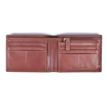 Miguel Bellido 12425 Stitch Billfold-Coin Wallet  Tan