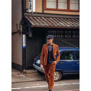 A Fish Named Fred 34.282 Rib Flatcap Navy