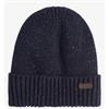 Barbour Carlton Fleck Beanie & Scarf Gift Set Navy