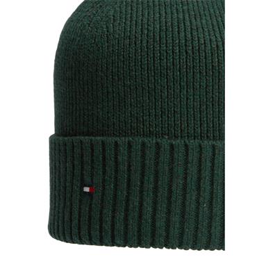 Tommy Hilfiger Flag Pima Cotton Beanie Emerald