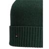 Tommy Hilfiger Flag Pima Cotton Beanie Emerald
