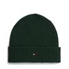 Tommy Hilfiger Flag Pima Cotton Beanie Emerald