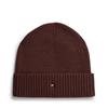 Tommy Hilfiger Flag Pima Cotton Beanie Wine