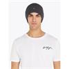 Tommy Hilfiger Flag Pima Cotton Beanie Charcoal