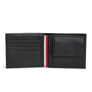 Tommy Hilfiger Corp CC & Coin Wallet Black
