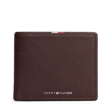 Tommy Hilfiger Corp CC & Coin Wallet Coffee Bean