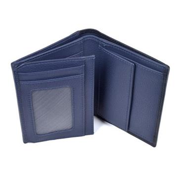 Miguel Bellido 12003 Shirt Wallet with Coin Pocket Black