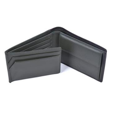 Miguel Bellido 12004 Billfold Wallet with Coin Pocket Brown