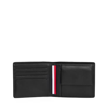 Tommy Hilfiger Corp CC & Coin Wallet Black