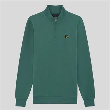 Lyle & Scott Loopback Quater Zip sweater Green