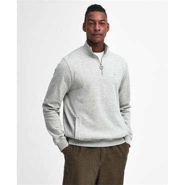 Barbour Beckhill Half Zip Sweatshirt Grey
