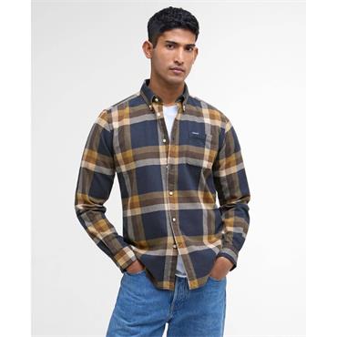 Barbour Folley Tailored Shirt Navy