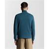 Lyle & Scott Cotton Merino 1/4 Zip Knit Blue