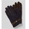 Bugatti Textile & Sheepskin Glove Navy