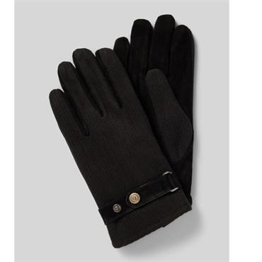 Bugatti Textile & Sheepskin Glove Black