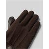 Bugatti Textile & Sheepskin Glove Brown