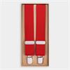 IBEX England Plain Clip Braces Red