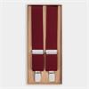 IBEX England Plain Clip Braces Burgundy