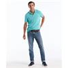 Penguin Tipped Pique Polo Shirt Aqua