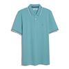 Penguin Tipped Pique Polo Shirt Aqua
