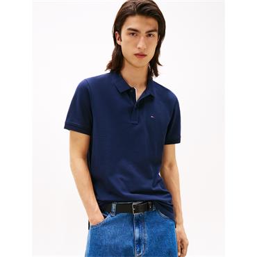 Tommy Jeans Slim Placket Polo Navy