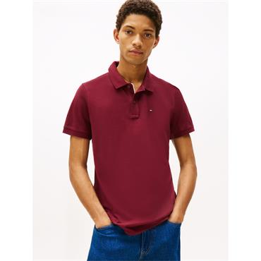 Tommy Jeans Slim Placket Polo Wine