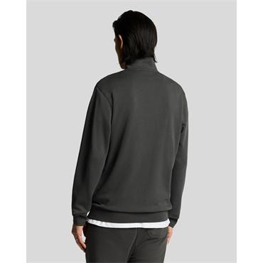 Lyle & Scott Superfine Quarter Zip Sweatshirt Gunmetal