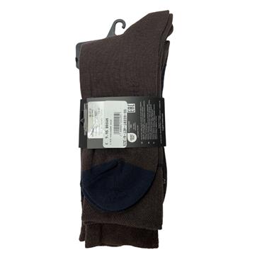 Bugatti 2 Pack Herringbone Socks Brown