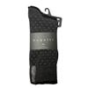 Bugatti 2 Pack dot Socks Charcoal