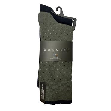 Bugatti 2 Pack dot Socks Green