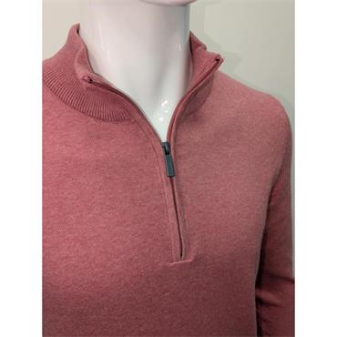 Drifter 55601 Half Zip Sweater Pink