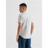 Farah Brewer Stripe Short Sleeve Shirt Balsam