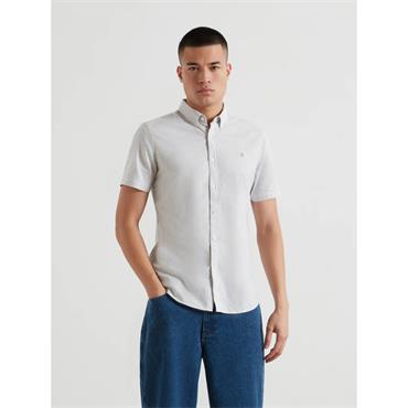 Farah Brewer Stripe Short Sleeve Shirt Balsam