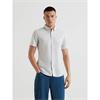 Farah Brewer Stripe Short Sleeve Shirt Balsam